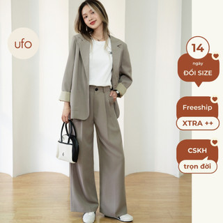 Áo khoác blazer 2 lớp form boxer rộng vừa Boston Blazer - by ufo.thebasic
