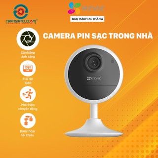 Camera WiFi EZVIZ CB1 Không Dây Pin Sạc 1600 mAh, Đàm Thoại 2 Chiều Trong Nhà - TRANGIATELECOM