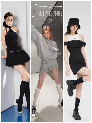 (9 size-2 màu) tất vớ trơn JK nhiều loại phong cách học sinh Nhật Bản, Hàn Quốc