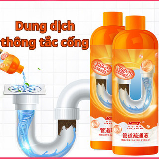 Dung dịch thông cống, bột thông cống khử mùi hôi thông tắc cống nhà vệ sinh giải quyết các vấn đề tắc nghẽn