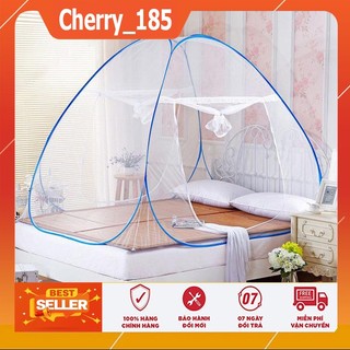 ⚡LOẠI 1 ⚡ Màn Mùng chụp tự bung gấp gọn tiện dụng đủ kích thước 1m2, 1m6, 1m8,2m2 kèm túi đựng tiện dụng