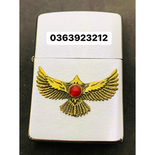 Eblem Chim đính đá dán Zippo( Có tặng kèm keo dán )