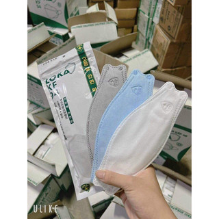 1 túi * 10 chiếc khẩu trang kf94 cá mask người lớn màu trắng