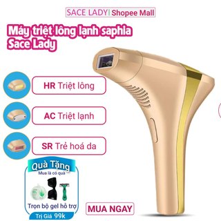 Máy triệt lông lạnh SACE LADY trẻ hóa da thế hệ mới nhất với thiết kế mini