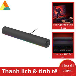 Loa máy tính để bàn Xiao.mi redmi có hệ thống đèn chiếu sáng RGB, 4 loa đa chiều