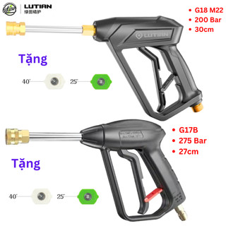 S.úng rửa xe chính hãng lutian g17b g18 m22 vòi xịt cho máy rửa xe tặng 2 béc phun