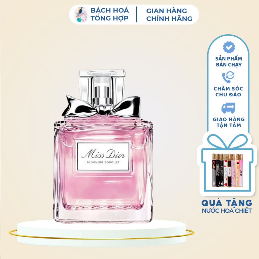Nước hoa nữ Miss Dior Blooming Bouquet Edt | Mùi hương yêu thích của các bạn nữ| BACHHOATONGHOP38