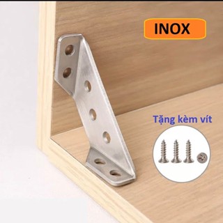 Bát ke vuông góc INOX đa năng 90 độ - Ke góc vuông bản rộng dày dặn