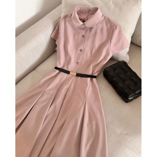 Váy sơmi cổ đức june dress