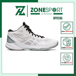  Giày Asics Sky Elite FF MT 2 Trắng - Giày Bóng Chuyền Bóng Rổ cổ cao đế đệm êm ái giảm chấn đàn hồi 