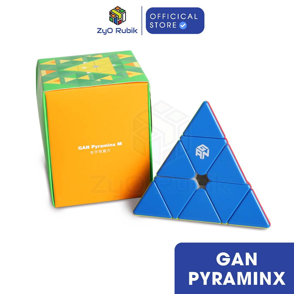 Rubik Tam Giác 3x3 - Rubik Kim Tự Tháp/ Gan Pyraminx (Có nam châm/ 3 phiên bản)