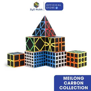 Rubik Carbon Meilong 3x3 2x2 4x4 5x5 / Bộ Sưu Tập Meilong Carbon Không Thể Thiếu - Zyo Rubik