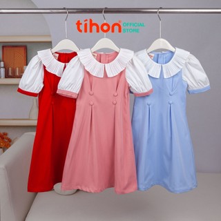 Váy cho bé bé gái 3 màu TIHON chất liệu cao cấp mặc đi học đi chơi VT0760252