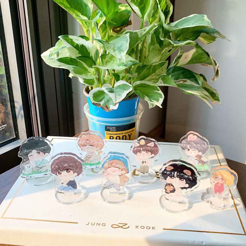 [BTS OT7] Móc khoá/ Mô hình BTS & Pets 🪴🐶💜 cobetoczang