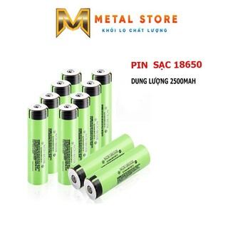 Pin 18650,pin sạc 3 7v metal store dung lượng 1200mah đầu nồi