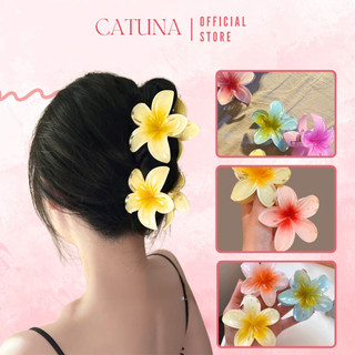 Kẹp tóc hoa CATUNA kẹp hình hoa sứ dễ thương phong cách hàn quốc nhiều màu cute KT09