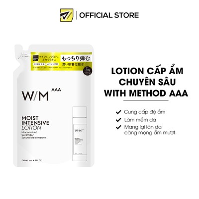 Lotion Cấp Ẩm Chuyên Sâu Mk With Method AAA Moist Intensive Matsukiyo Cung Cấp Độ Ẩm, Làm Mềm Da 150ml/130ml
