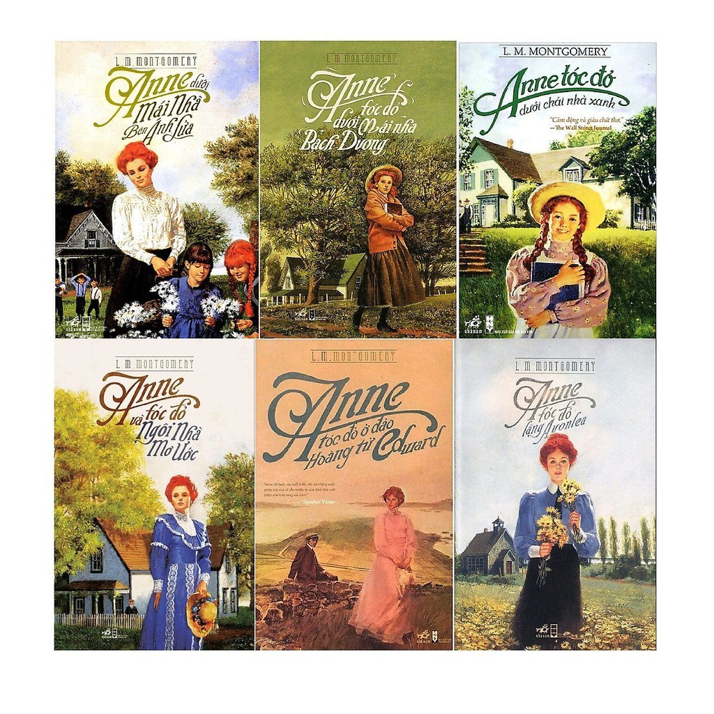 Series Sách - Anne Tóc Đỏ (Lẻ, Tùy Chọn) - Nhã Nam