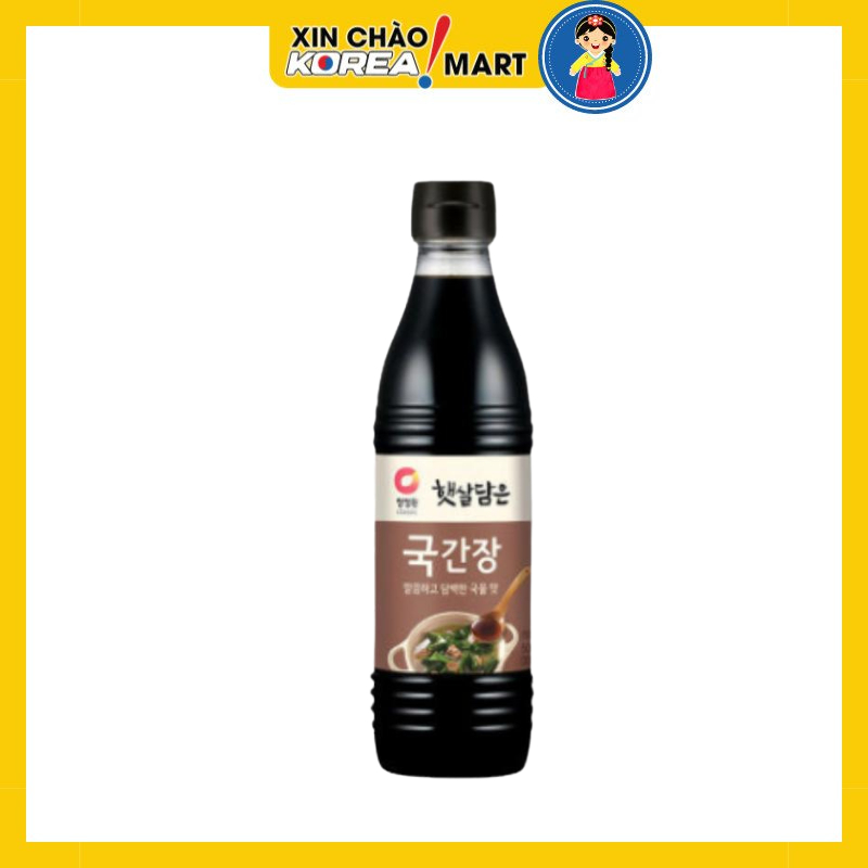 [청정원] 자연숙성 국간장 500ML - Nước tương 500ml