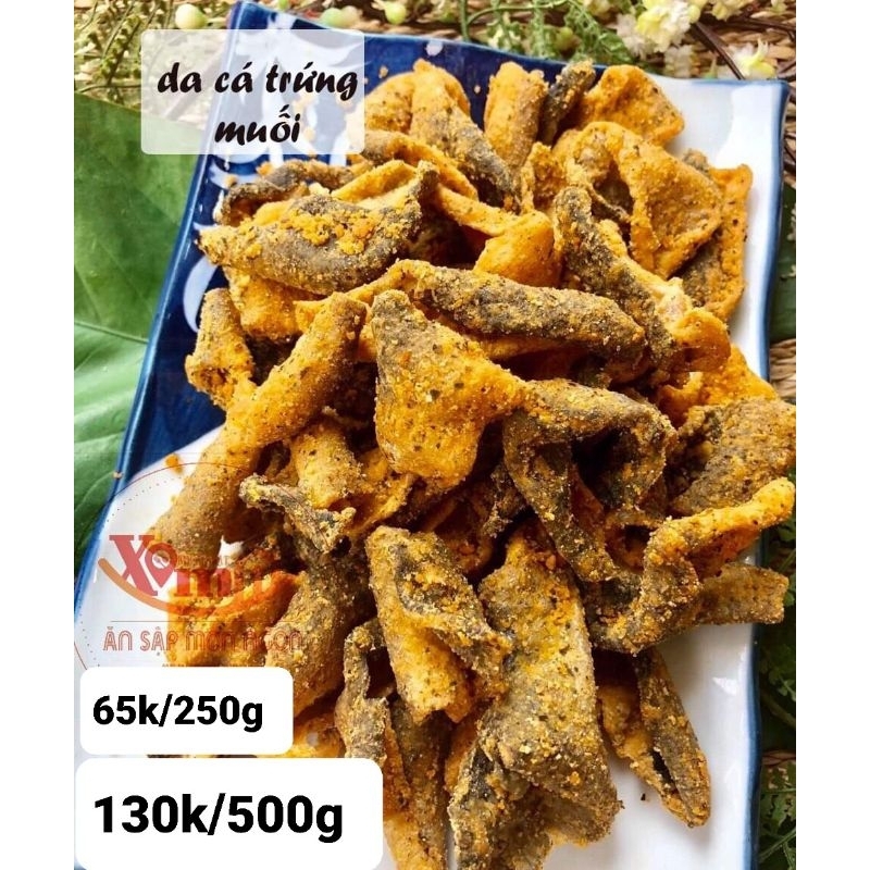Da cá lắc trứng muối 250g