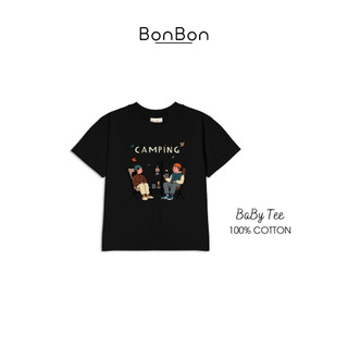 Áo thun babytee form ôm tôn dáng mặc camping trekking cắm trại 100% cotton mát co giãn - ABBH13