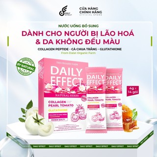 Nước Uống Collagen Daily Effect Peptide Cà Chua Trắng Glutathione Hỗ Trợ Làm Đẹp & Ngừa Lão Hóa