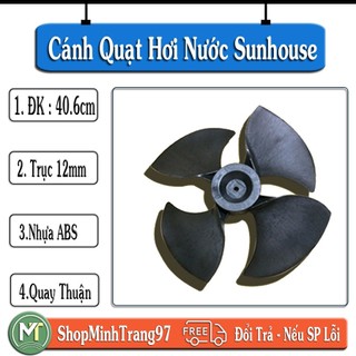 chính hãng Cánh quạt hơi nước sunhouse 406 quay thuận nhựa abs