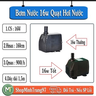 Bơm nước 16W Thay thế cho quạt điều hoà, bơm bể cá