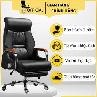 Ghế Giám Đốc Bọc Da Cao Cấp, Ghế Chủ Tịch Xoay Làm Việc Văn Phòng Phong Cách Sang Trọng 9900