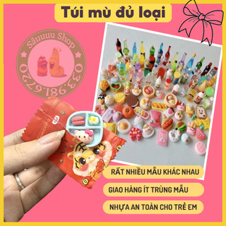 Kẹo giả làm đồ chơi cho bé/Đồ chơi mô hình mini đáng yêu/Túi giả đoán bất ngờ/Đồ chơi mô hình túi mù/Kẹo bất ngờ