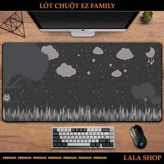{3MM} BÀN DI, TẤM LÓT CHUỘT, DESKMAT CỠ LỚN GIÁ RẺ VER4 EZPC