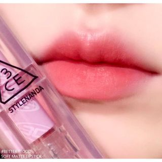 Son Thỏi 3CE Soft Matte Lipstick 3.5g (Fluffy Love - Better Mood)