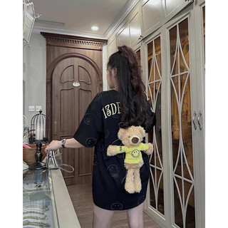 Áo gấu 13 mặt cười 2 màu lên dáng siu XINH