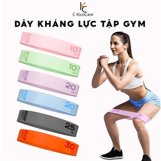 Dây Kháng Lực Miniband 3619 Version 2024 Cao Cấp Hỗ Trợ Tập Gym Độ Mông Đùi Chất Liệu Cao Su KICO - BAKLU03