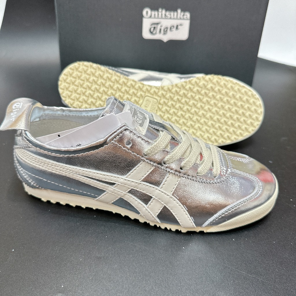 GIÀY TIGER BẠC, ONITSUKA TIGER MEXICO 66SILVER OFF WHITE - 1996STORE