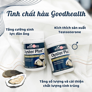 Tinh chất hàu Goodhealth Oyster Plus Úc 60 viên