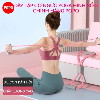 Dây tập cơ ngực YGT13 POPO, cao su đàn hồi, tăng độ dẻo dai khi tập luyện yoga, gym, pilates