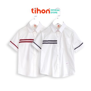 Áo sơ mi cho bé trai TIHON cao cấp phong cách Hàn Quốc chất liệu thoáng mát ASM0750663