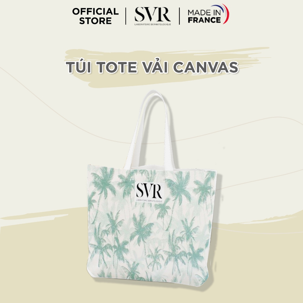 [Quà tặng] Túi tote vải canvas cao cấp SVR mẫu ngẫu nhiên