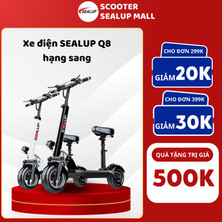 Xe điện SEALUP Q8 hạng sang ,trang bị khóa từ NFC chống trộm , phanh ABS an toàn , màn hình LED ( tốc độ tố đa 45km/h)