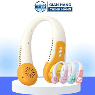 Quạt đeo cổ không cánh mini, quạt mini tích điện đeo cổ 3d wind 3 cấp độ gió thiết kế không cánh quạt, bảo hành 12 tháng
