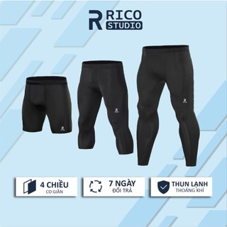  Quần giữ nhiệt Nam body , quần Legging tập Gym Rico - M18-19-20