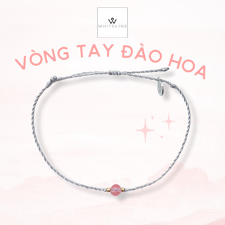 [Whiteline] Vòng tay Đào Hoa Grey (có size vòng Chân)