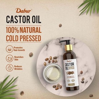 Dầu Castor ép lạnh nguyên chất 100% - Dùng cho da và tóc