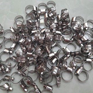 Bịch 100 cái đai xiết cổ dê, đai xiết quai nhê, độ xiết từ 6mm đến 29mm