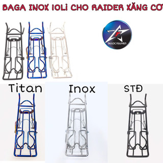 Baga 10li inox và sơn đen/ titan cho raider xăng cơ