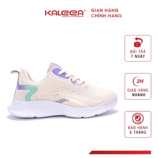 Kaleea - Giày Thể Thao Nữ Dệt Kim Thoáng Khí Đế Cao 3p Đi Êm, Siêu Nhẹ Tập Thể Dục Đi Bộ Tập Gym - T123