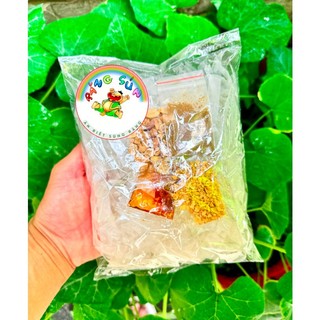 Bánh tráng sợi trộn sate - tỏi phi - đậu phộng