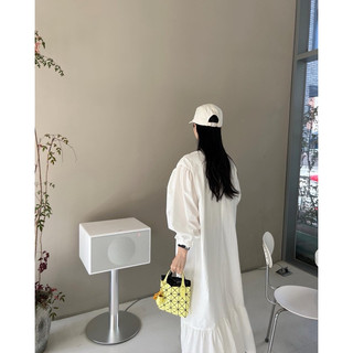 Váy phong cách Hàn Quốc nhẹ nhàng basic dễ mặc dáng dài đuôi cá xoè