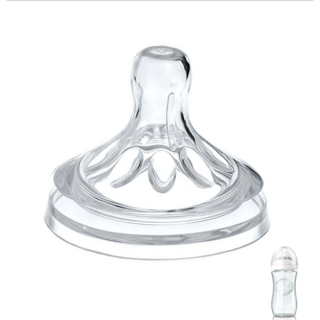 [Siêu rẻ] Núm ti thay thế bình sữa AV cổ rộng 5,5cm